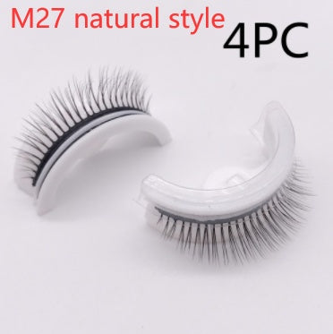 Reusable 3D Mink Lashes Natural False Eyelashes Self Adhesive Fake Glue Free Makeup Eyelash Extension Silk Reusable 3D Mink Lashes Natural False Eyelashes Self Adhesive Fake Glue Free Makeup Eyelash Extension Silk